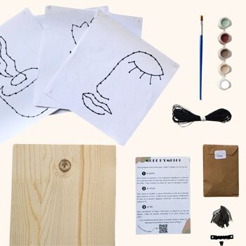 Kit DIY String Art - Visage | Box DIY 4