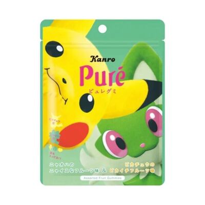 Caramelle gommose Pokemon Kanro Puré - frutta 52G