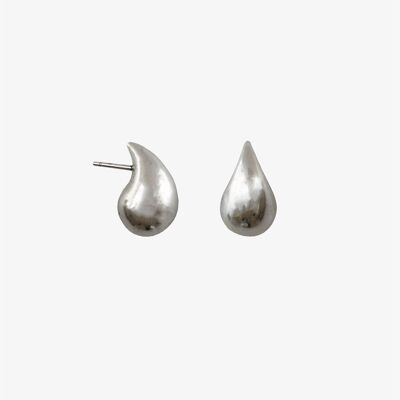 Pendientes mini gotas - plata