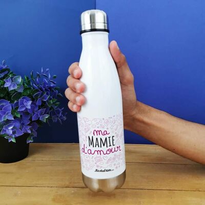 Bottiglia termica da 500 ml "La mia amorevole nonna" - Regalo della nonna