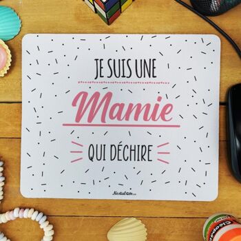 Tapis de souris "Mamie qui déchire"   -  Cadeau Grand-Mère 2