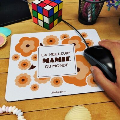 Mouse pad "The best granny in the world" Gift