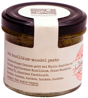 Pesto basilic-amande bio, 110g, VEGAN 2