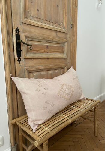 Housse de coussin XXL rose pâle 2