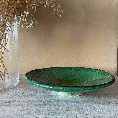 Large green TAMEGROUTE dish