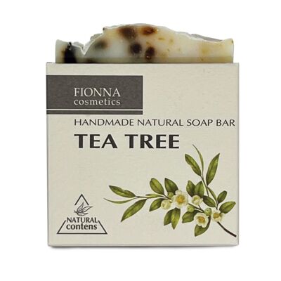 Natürliche Seife mit Teebaumöl