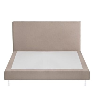 Letto boxspring in colore sabbia modello James