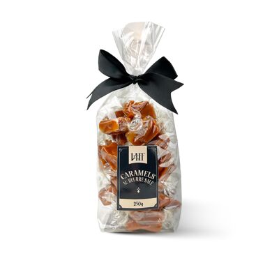 Salted butter caramels in 250g bags