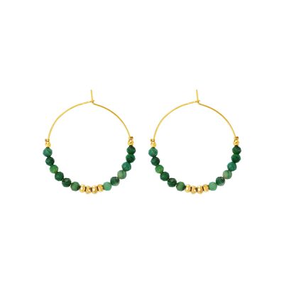 SOREN hoop earrings