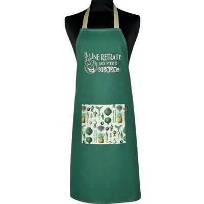 Apron, "A retirement with little onions" fir