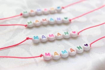 Bracelet Bulles Rainbow "Maman" 2