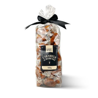 Salted butter caramels in 500g bags