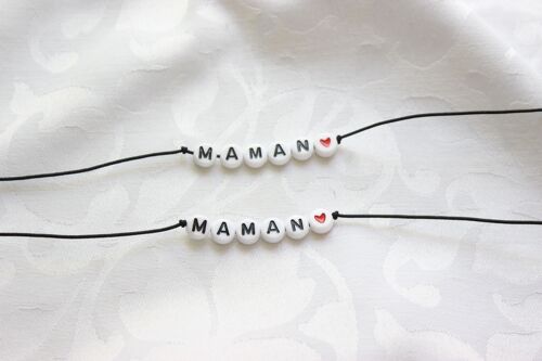 Bracelet bulles classique "Maman"