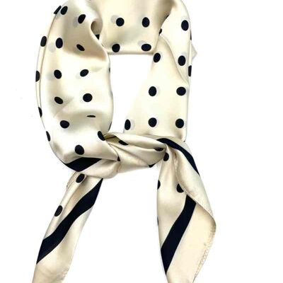 square scarf with silk touch 70x70 D-23