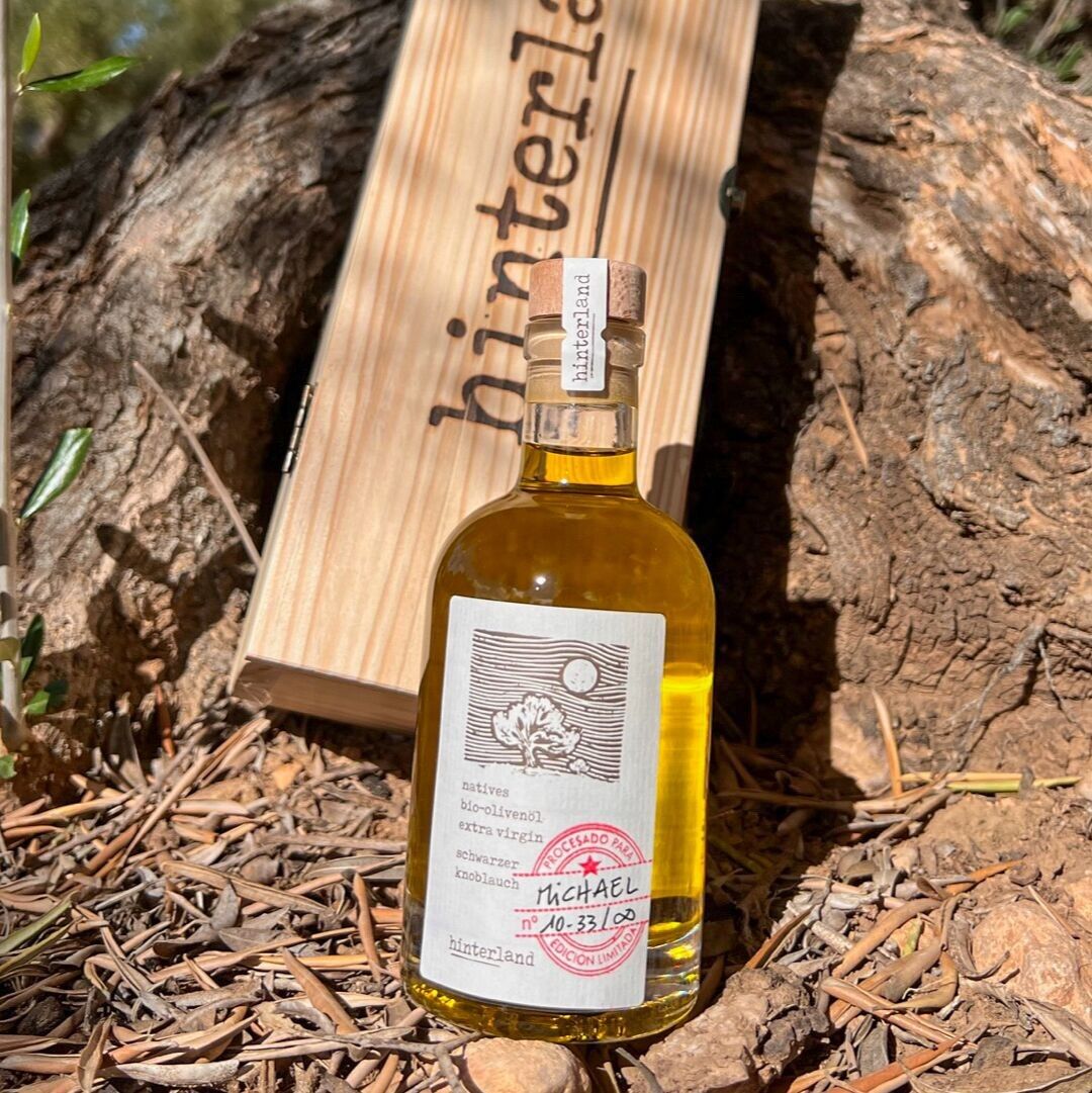 Olio extravergine di oliva biologico - Aglio Nero, 200ml