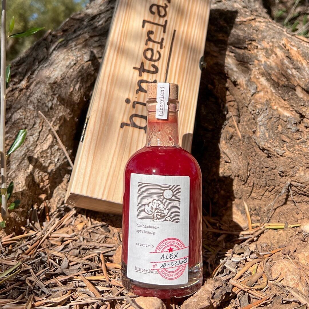 Bio Himbeer-Apfel-Essig, naturtrüb, 200ml