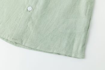Ensemble chemise et pantalon vert bébé 6