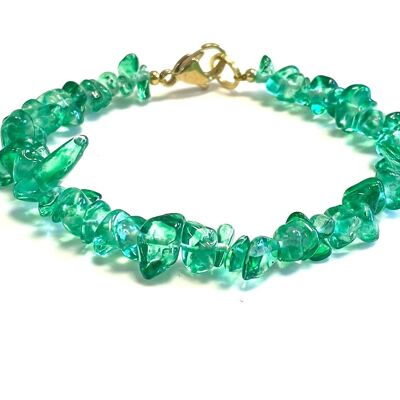 Bracelet cristal vert