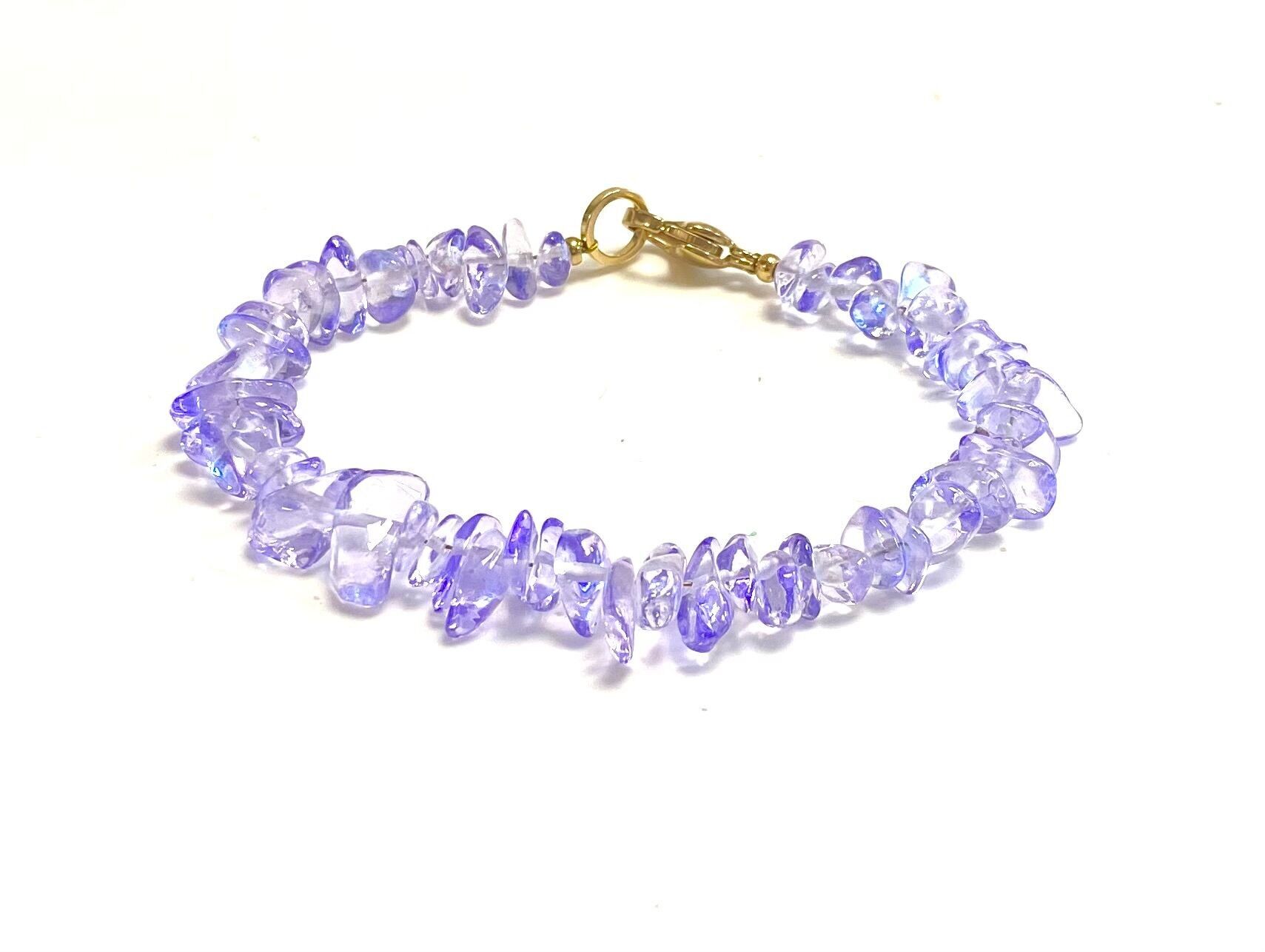 Bracciale cristallo lilla