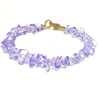 Pulsera cristal lila