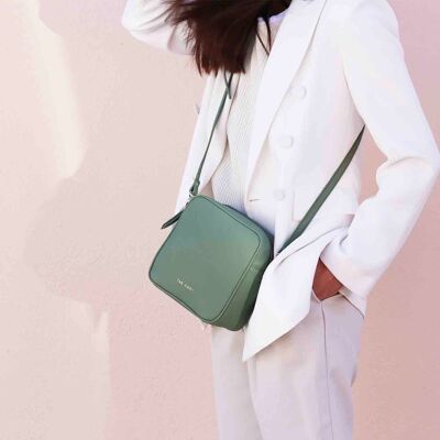 MERIDA CROSSBODY BAG VINTAGE GREEN COLOR