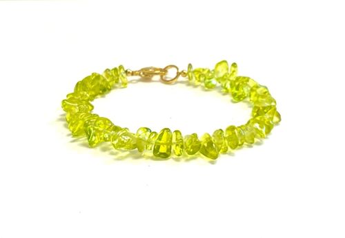 Bracelet crystal lime