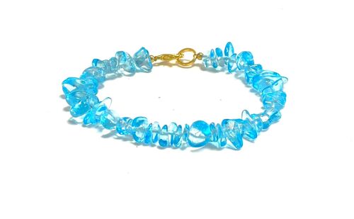Bracelet crystal blue