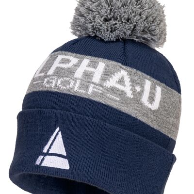 Alpha-U Beanie Golf Hat | Navy