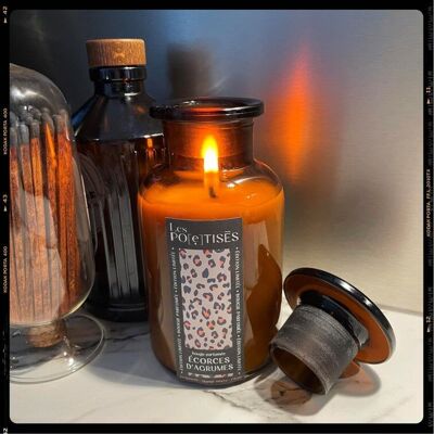 Apothecary Scented Candle | Citrus | Leopard | 250g