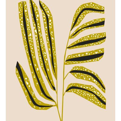 Illustration de feuilles Ocres