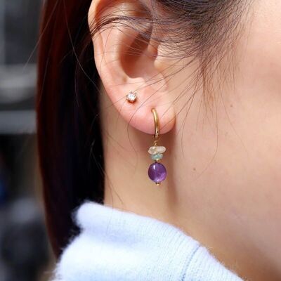 Myrina steel earrings