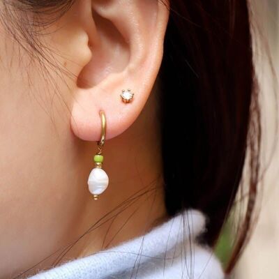 Mariya steel earrings