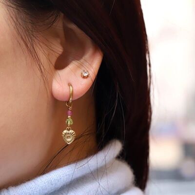 Mariya steel earrings