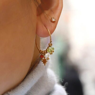 Andrey steel earrings
