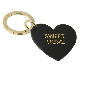 Porte clé Heart "Sweet Home" 3