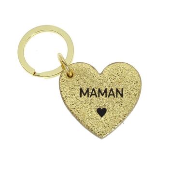 Porte clé Heart "Maman" 4