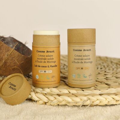 ☀️ Organic mineral sunscreen SPF30 with Moringa oil