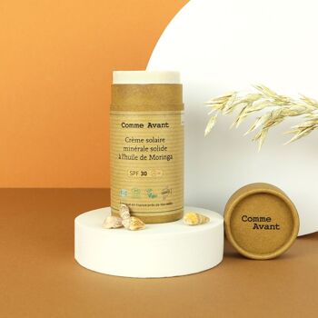 ☀️ Crème solaire minérale bio SPF30 à l'huile de Moringa 3