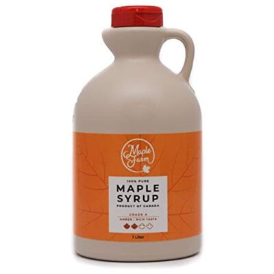 Pure Maple Syrup - Grade A - Amber - 1L (1.32Kg)