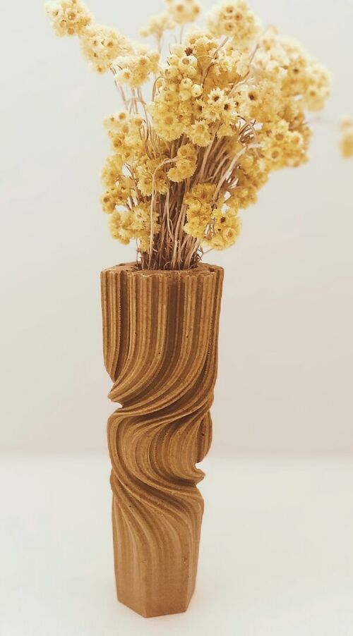 Vase à fleurs no.4 décoration, fait main, éco-responsable et made in France