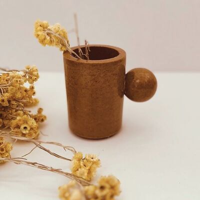 Handmade “BONBON” round toothbrush holder, eco-responsible and made in France