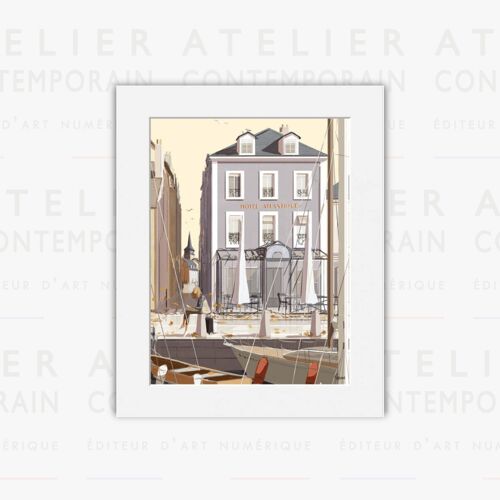 Tirage Fine Art - "Hôtel Atlantique" - Matthieu Forichon