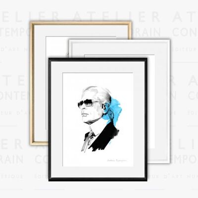 Tirage Fine Art - "Karl" - Hossein Borojeni