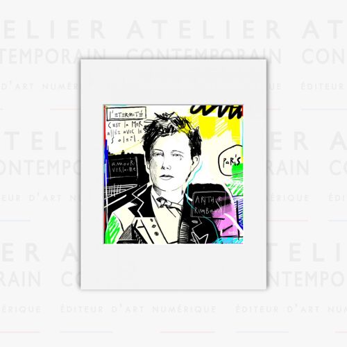Tirage Fine Art - "Rimbaud" - Jean-Philippe Henric