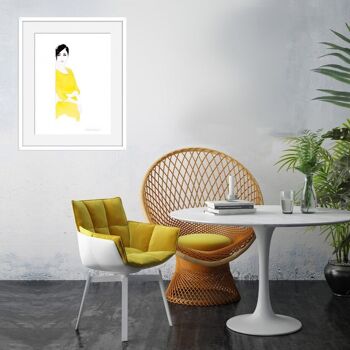 Tirage Fine Art - "Yellow dress" - Hossein Borojeni 3