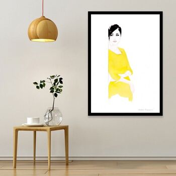 Tirage Fine Art - "Yellow dress" - Hossein Borojeni 4