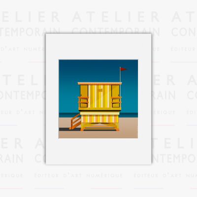 Tirage Fine Art - "Yellow Station" - Clément Dezelus