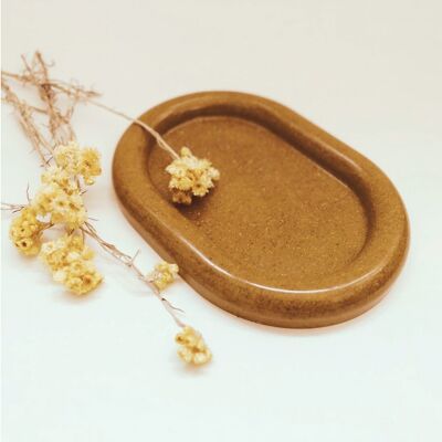 Handmade “BONBON” oval storage tray, eco-responsible and made in France