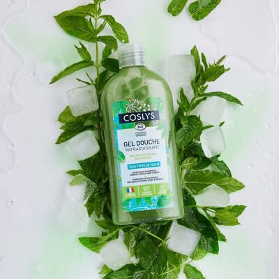 Gel doccia rinfrescante alla menta e canapa