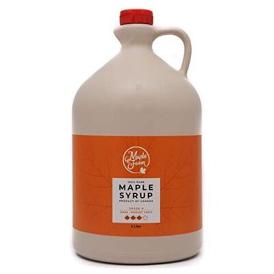 Pure Maple Syrup - Grade A - Dark - 4L (5,20Kg)